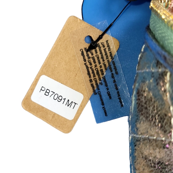 Hello 3AM Fanny Pack, 100% Polyurethane, 4"x 7", Rainbow Iridescent - Picture 3 of 3